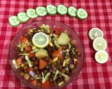 A picture of step 4 of Healthy Chana Chat.