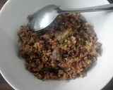 Foto langkah ke 8 dari resep Nasi (Merah) Goreng Sapi Jahe.