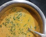 A picture of step 3 of Tofu-Methi sabji with Fresh Cream.