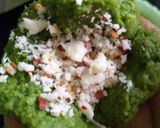 A picture of step 2 of Spinach cheese lolipop.