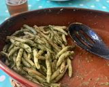 Foto del paso 7 de la receta Fusilli Pugliesi Tris, con Pesto de Albahaca y Piñones