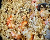 Foto del paso 5 de la receta Risotto de gambones y setas