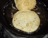 A picture of step 3 of Kachori with Aloo Tarkari.
