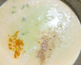 A picture of step 1 of Khandavi.