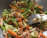 A picture of step 2 of Vegetable Chowmein.