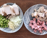 火鸡·欧洲肉肠 饭（利用冰箱里的零星 食材）的食譜步驟2照片