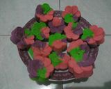 Foto langkah ke 4 dari resep Bolu Kukus Pelangi.