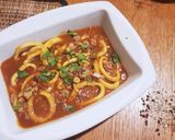 A picture of step 8 of Indonesian Squid with Sauce from Padang.