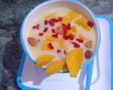 मैंगो फ्रूट कस्टर्ड (mango fruit custard recipe in Hindi) रेसिपी चरण 5 फोटो