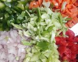 बिना ब्रेड का मिक्स वेज सैंडविच (Bina bread ka mix veg sandwich recipe in hindi) रेसिपी चरण 2 फोटो