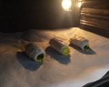Foto del paso 5 de la receta: Rollitos de pollo rellenos de espinaca fresca y queso vegano