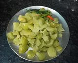 A picture of step 3 of Amla and coriander chutney.