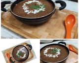 A picture of step 10 of Dal makhni.