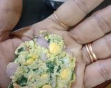 கீரை வடை(keerai vadai recipe in tamil) ரெசிபி ஸ்டேப் 4 புகைப்படம்