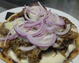 Foto del paso 11 de la receta: Arepa🫓con berenjenas tatemadas🍆agridulces🍯con queso🧀🥛🧄
