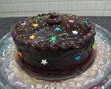 Eggless Double Layered Chocolate Truffle Cake recipe step 8 photo