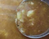 A picture of step 9 of Kachori with aloo sabji.