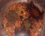 A picture of step 4 of Masala Baingan.