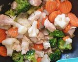 Foto del paso 2 de la receta Pavo con salsa de coco y curry