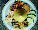 Foto langkah ke 7 dari resep Tumpeng Mini Komplit.
