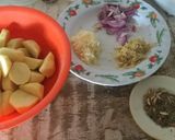 A picture of step 1 of Arabs love pilau and they make it in many ways....