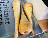 Une image de l'étape 1 de Courgettes et panais au gingembre en sucré salé.