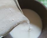 Foto langkah ke 5 dari resep Puding Srikaya Matcha Kelapa Muda Tape Ketan Hitam.
