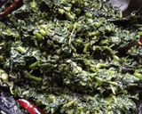 हरा साग (Hara saag recipe in hindi) रेसिपी चरण 5 फोटो