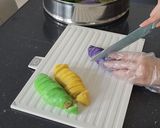 Foto langkah ke 7 dari resep Es Pisang Ijo 3 Rasa.