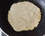 A picture of step 5 of Jowar bhakri with Cauliflower Sabji.