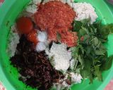 Foto langkah ke 4 dari resep Pepes Tahu Jamur Kuping.