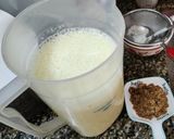 Hình bước làm 4 của món Sữa bí đỏ + hạt sen + hạt điều 🟠🟠🪷🪷