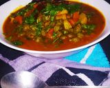 A picture of step 5 of Hara choliya ki sabji.