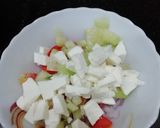 A picture of step 3 of Paneer Sprout Salad.