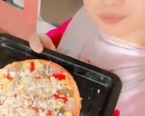 होममेड पिज़्ज़ा (homemade pizza recipe in Hindi) रेसिपी चरण 1 फोटो