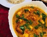 A picture of step 8 of Paneer Maharaja.