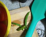 A picture of step 2 of Lobia Daal.