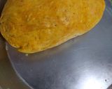 A picture of step 2 of Crispy Nimki Mathari.