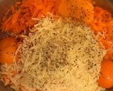Sárgarépás tekercs recept fázis 1 fotója