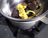 Foto langkah ke 1 dari resep Brownies Crispy Ketan Hitam.