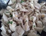 Foto del paso 3 de la receta Nido de judías verdes con revuelto de setas