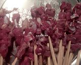 Foto langkah ke 4 dari resep Sate kambing Happy Call.