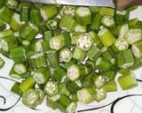 A picture of step 4 of Frozen Okra.