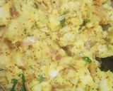 A picture of step 6 of Masala dosa.