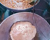 A picture of step 9 of Chole -puri.