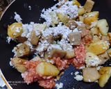 A picture of step 5 of Oler Dalna/ Bengali style Yam Curry.