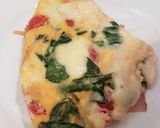 Frittata sonkával és spenóttal recept fázis 1 fotója