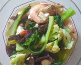 Foto langkah ke 5 dari resep Cah udang sayur.