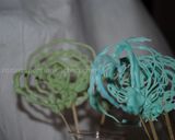 A picture of step 12 of Chocolate lace lollipops.