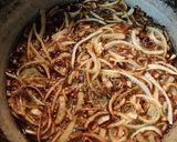 A picture of step 3 of Aloo mutton khorma.
